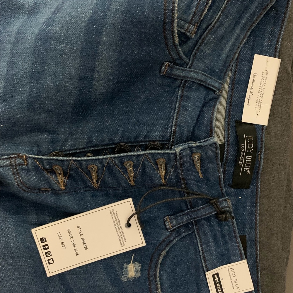 Judy Blue Classic Denim Boyfriend Jeans